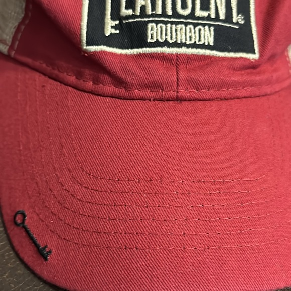 Larceny Bourbon hat - adjustable - red - baseball style cap - Picture 2 of 7